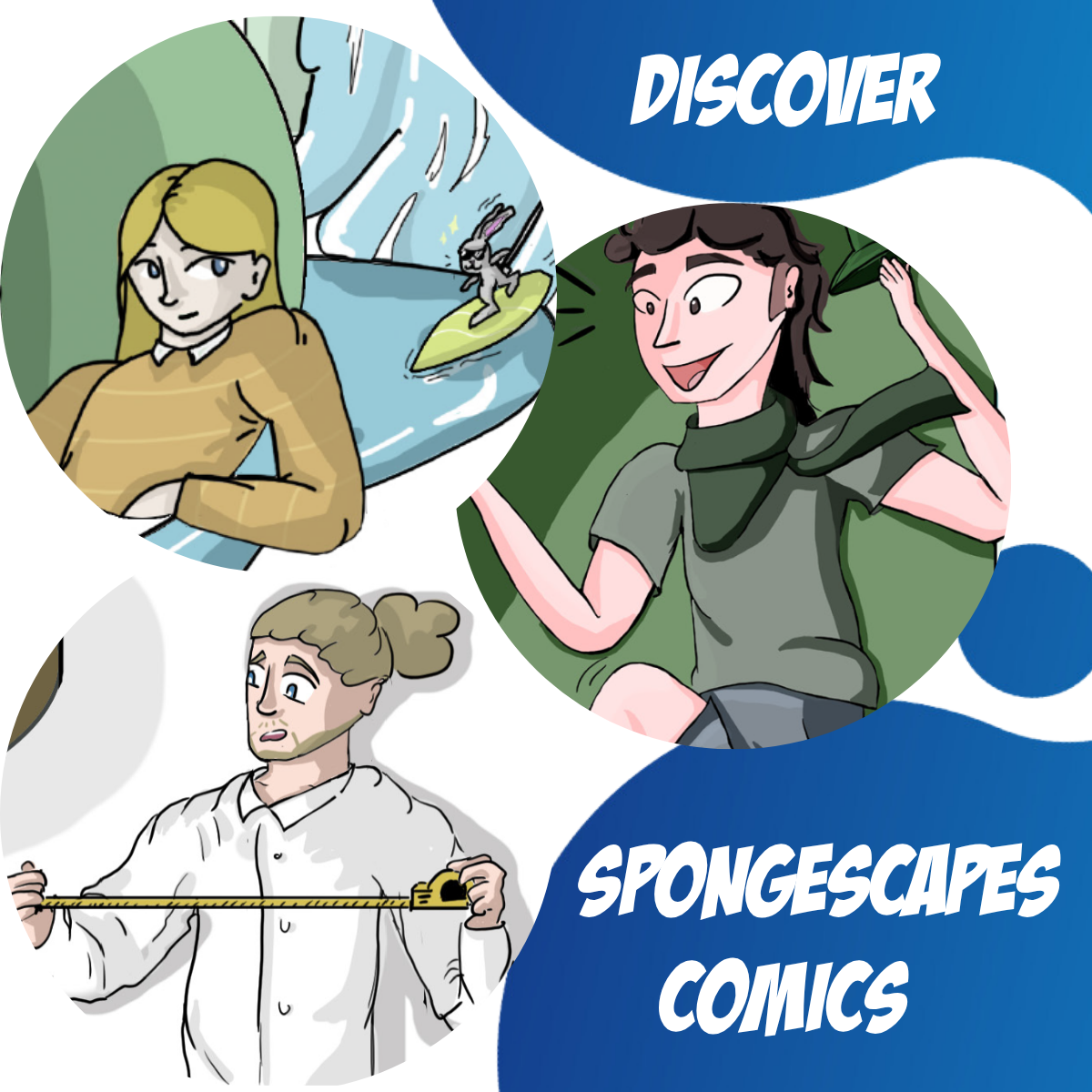 Illustration Discover SpongeScapes Comics