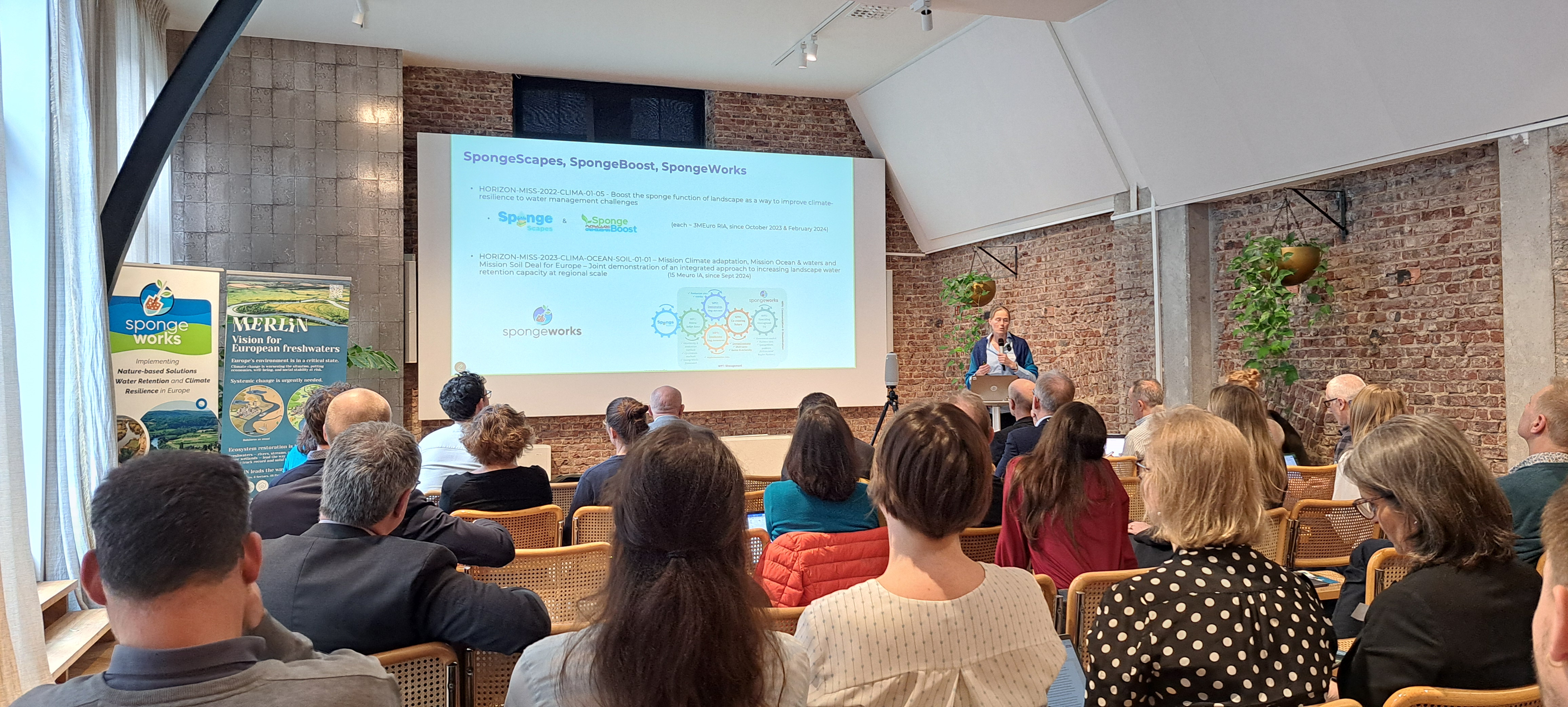 SpongeScapes at Merlin's policy event in Brussels, March 2026