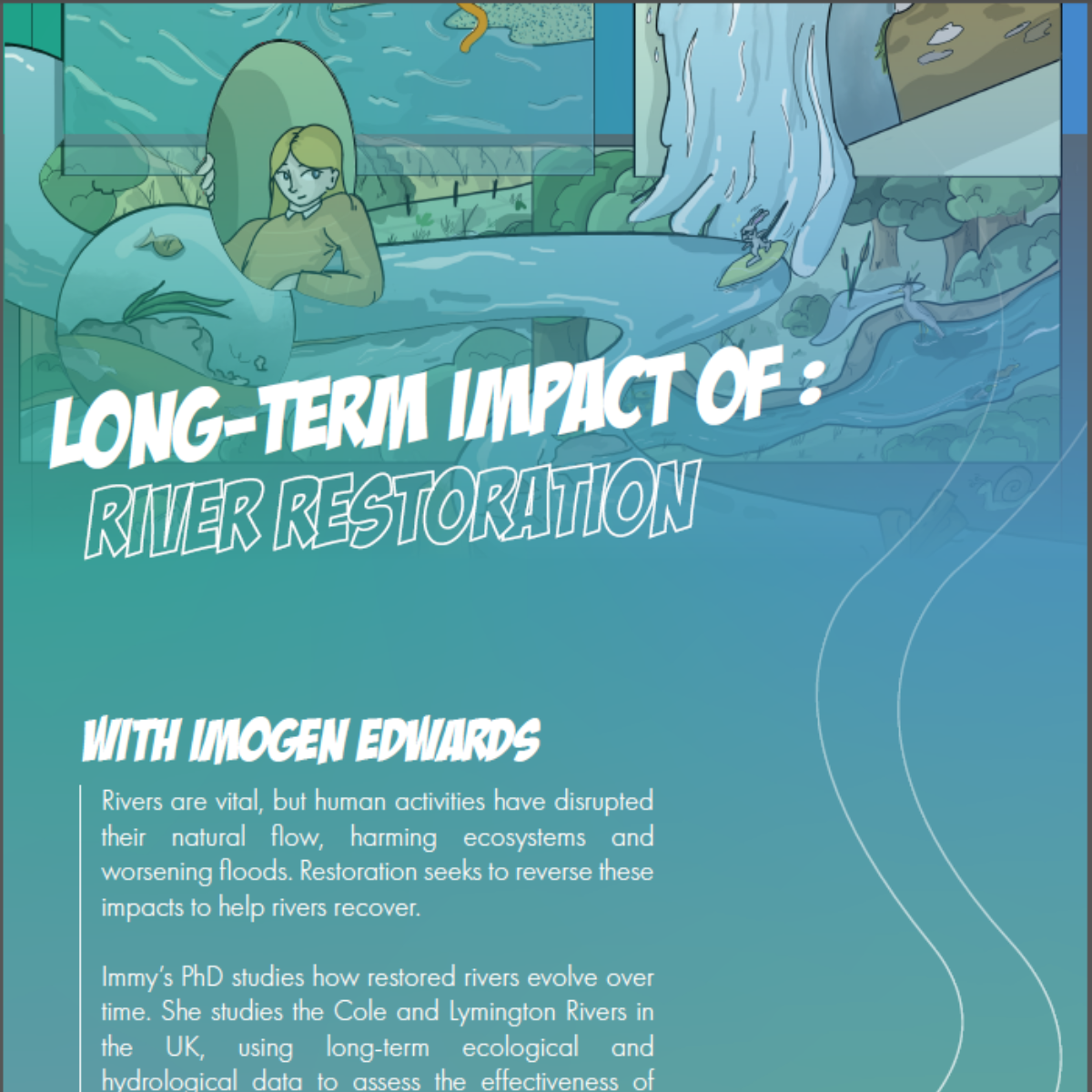 Comics : Long-term impact of river restoration