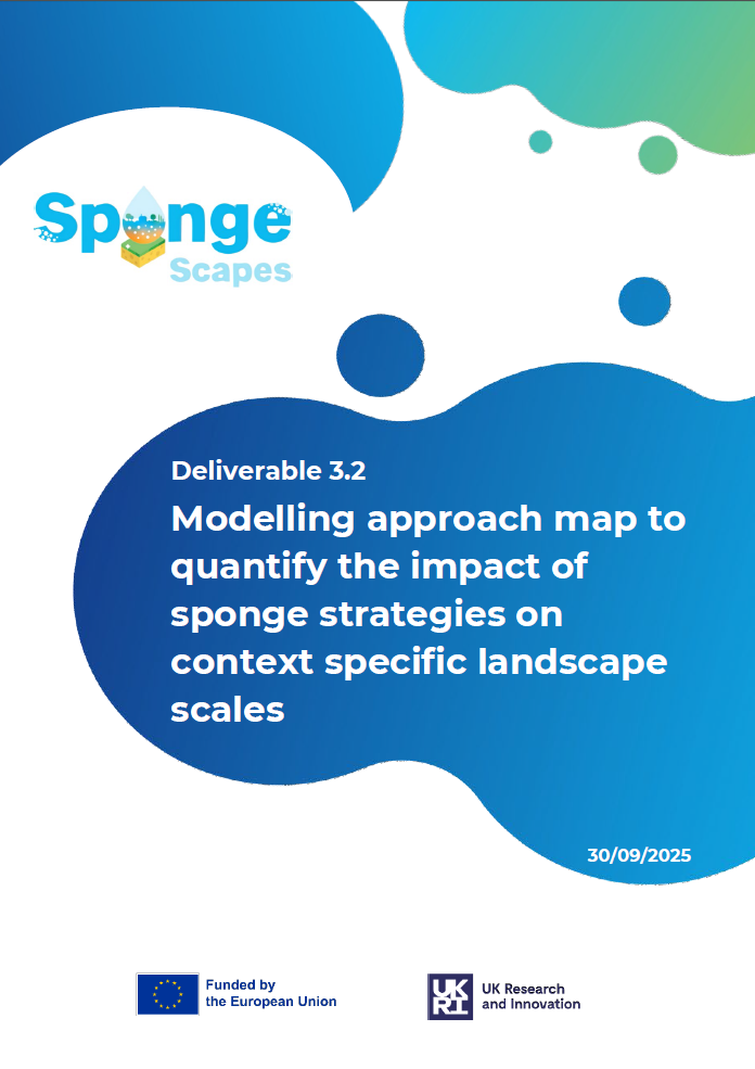 D3.2 – Modelling Approach Map to Quantify the Impact of Sponge Strategies on Context Specific Landscape Scales