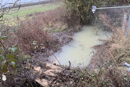 Picture of a leaky dam