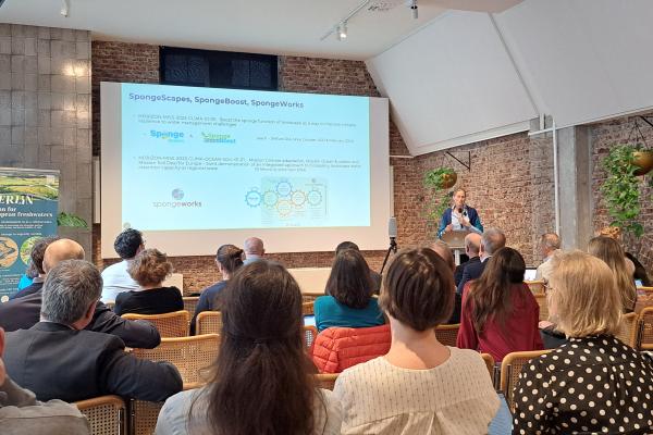 SpongeScapes at Merlin's policy event in Brussels, March 2026