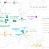 SpongeScapes 14 case studies Map
